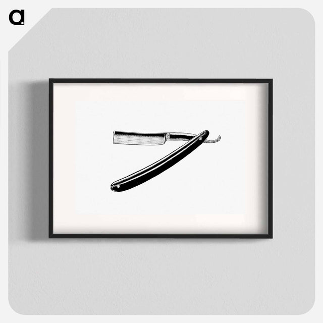 アートポスター-Shaving Knife Illustration
 - 大英図書館 Poster.