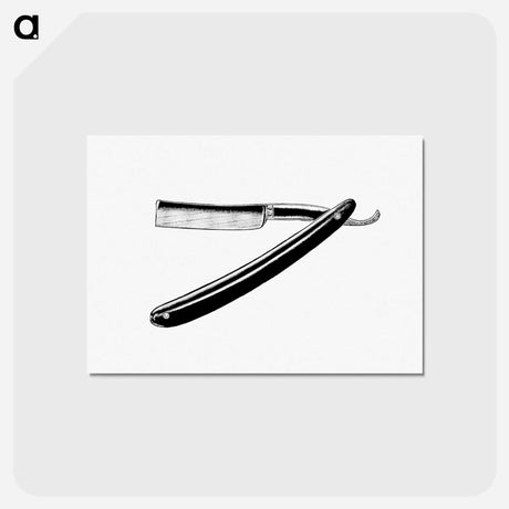 アートポストカード-Shaving Knife Illustration
 - 大英図書館 Postcard.