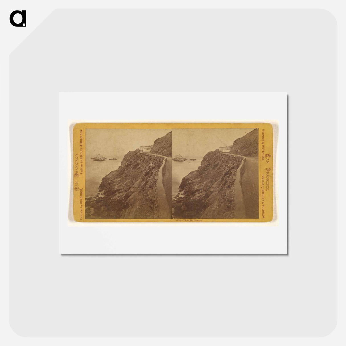 アートポストカード-The Cliff House
 - エドワード マイブリッジ Postcard.
