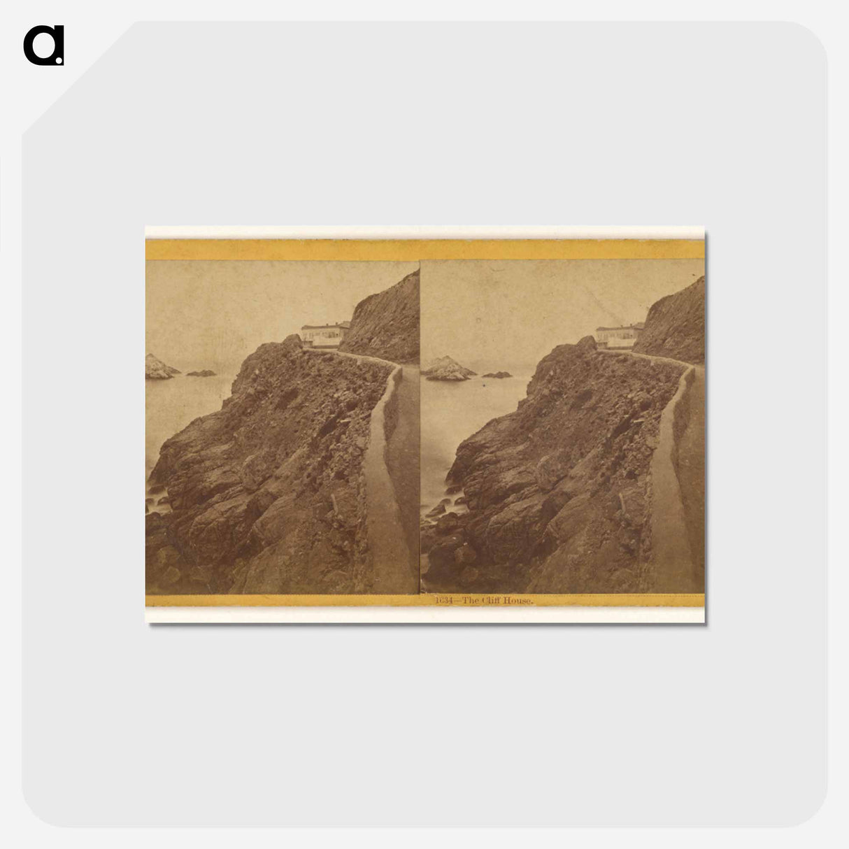 アートポストカード-The Cliff House
 - エドワード マイブリッジ Postcard.