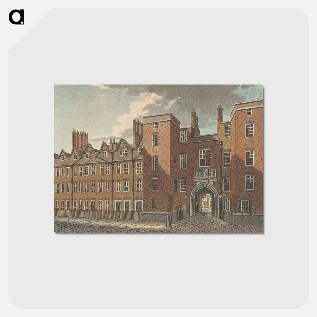 アートポストカード-Lincoln's Inn Gate
 - イェール大学アートギャラリー Postcard.