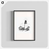 アートポスター-Highland Lighthouse from Truro, Cape Cod
 - 大英図書館 Poster.