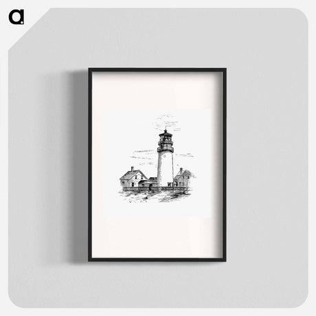 アートポスター-Highland Lighthouse from Truro, Cape Cod
 - 大英図書館 Poster.