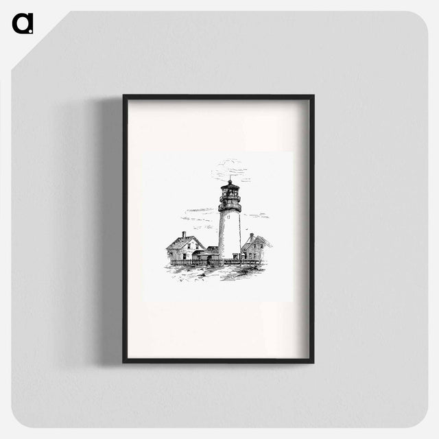 アートポスター-Highland Lighthouse from Truro, Cape Cod
 - 大英図書館 Poster.