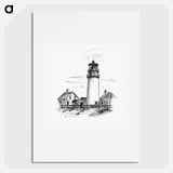 アートポスター-Highland Lighthouse from Truro, Cape Cod
 - 大英図書館 Poster.
