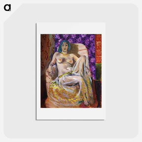 アートポストカード-Seated Odalisque - アンリ マティス Postcard.
