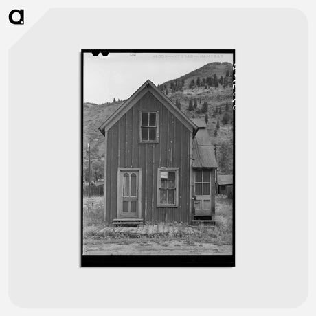 アートポストカード-Old House of Gold Miner, Telluride
 - ラッセル リー Postcard.