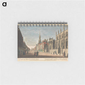 アートメモ帳-A View of part of St. Mary's Church (a), All Saints Church (b), the Conduit (c), Carfax Church (d), & c. in the University of Oxford
 - イェール大学アートギャラリー Memo.