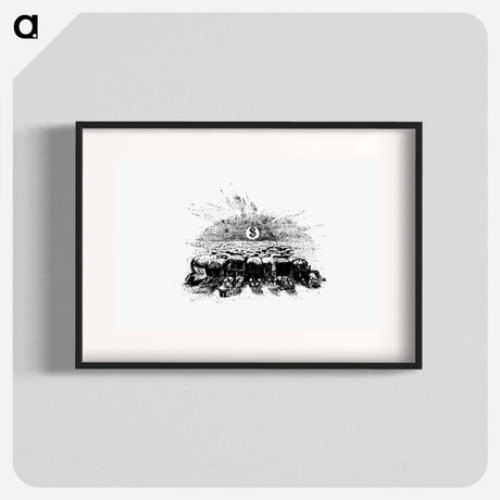 アートポスター-Bow Down to Money
 - 大英図書館 Poster.