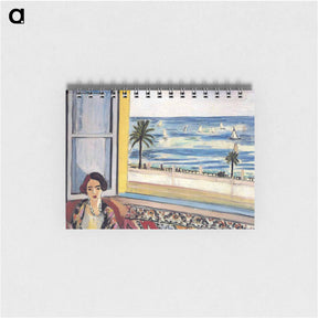 アートメモ帳-Seated Woman, Back Turned to the Open Window - アンリ マティス Memo.