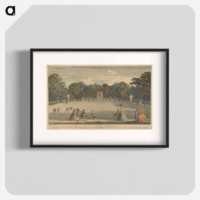 アートポスター-A Perspective View of the Bowling Green &c. at Gubbins in Hertfordshire, a seat of Sr. Jeremy Sambrooke Bart.
 - イェール大学アートギャラリー Poster.