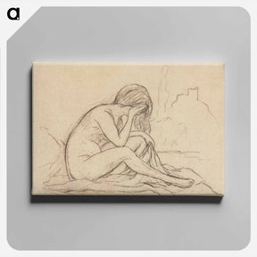 アートパネル-Study of a Female Nude
 - クリーブランド美術館 Canvas.