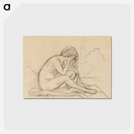 アートポストカード-Study of a Female Nude
 - クリーブランド美術館 Postcard.