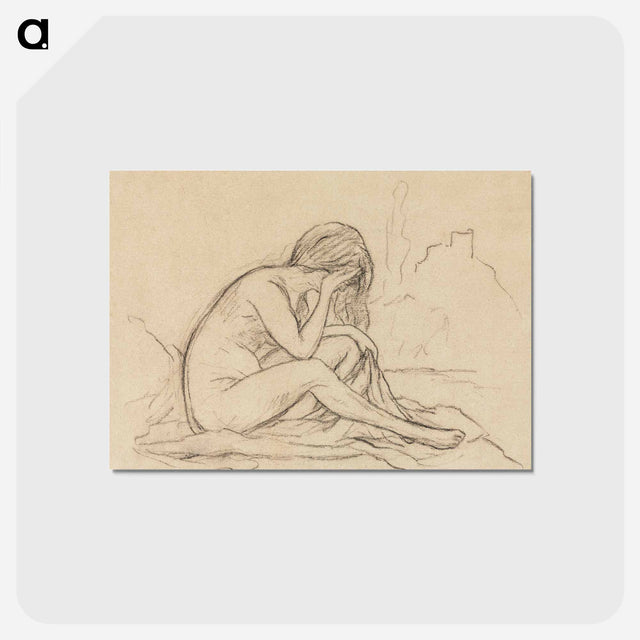 アートポストカード-Study of a Female Nude
 - クリーブランド美術館 Postcard.