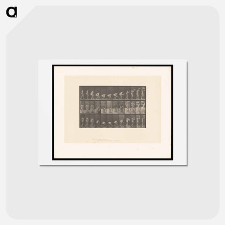 アートポストカード-Basket Bearer
 - エドワード マイブリッジ Postcard.