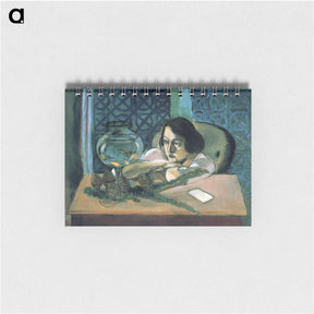 アートメモ帳-Woman Before a Fish Bowl - アンリ マティス Memo.