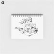 アートメモ帳-Babies Riding on a Fish
 - 大英図書館 Memo.