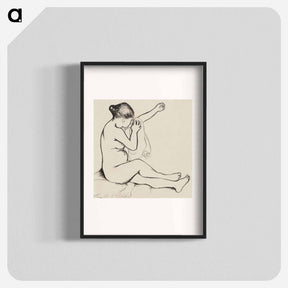 アートポスター-Seated Female Nude
 - クリーブランド美術館 Poster.