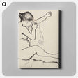 アートパネル-Seated Female Nude
 - クリーブランド美術館 Canvas.