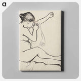 アートパネル-Seated Female Nude
 - クリーブランド美術館 Canvas.
