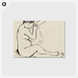 アートポストカード-Seated Female Nude
 - クリーブランド美術館 Postcard.