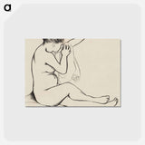アートポストカード-Seated Female Nude
 - クリーブランド美術館 Postcard.