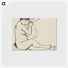 アートポストカード-Seated Female Nude
 - クリーブランド美術館 Postcard.