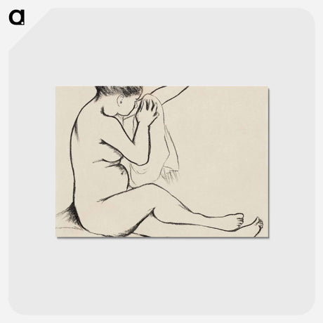 アートポストカード-Seated Female Nude
 - クリーブランド美術館 Postcard.