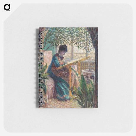 アートメモ帳-Madame Monet Embroidering
 - バーンズ・コレクション Memo.