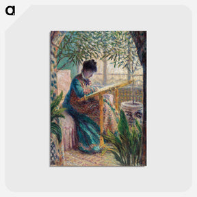 アートポストカード-Madame Monet Embroidering
 - バーンズ・コレクション Postcard.
