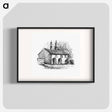 アートポスター-Rustic House from The Old-Church Clock
 - 大英図書館 Poster.