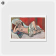 アートポストカード-Draped Nude - アンリ マティス Postcard.