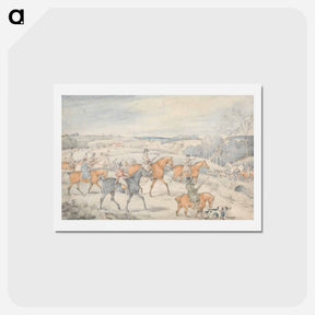 アートポストカード-Foxhunting: Drawing Covert
 - イェール大学アートギャラリー Postcard.