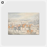 アートポストカード-Foxhunting: Drawing Covert
 - イェール大学アートギャラリー Postcard.