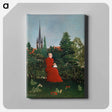 アートパネル-Portrait of a Woman in a Landscape
 - バーンズ・コレクション Canvas.