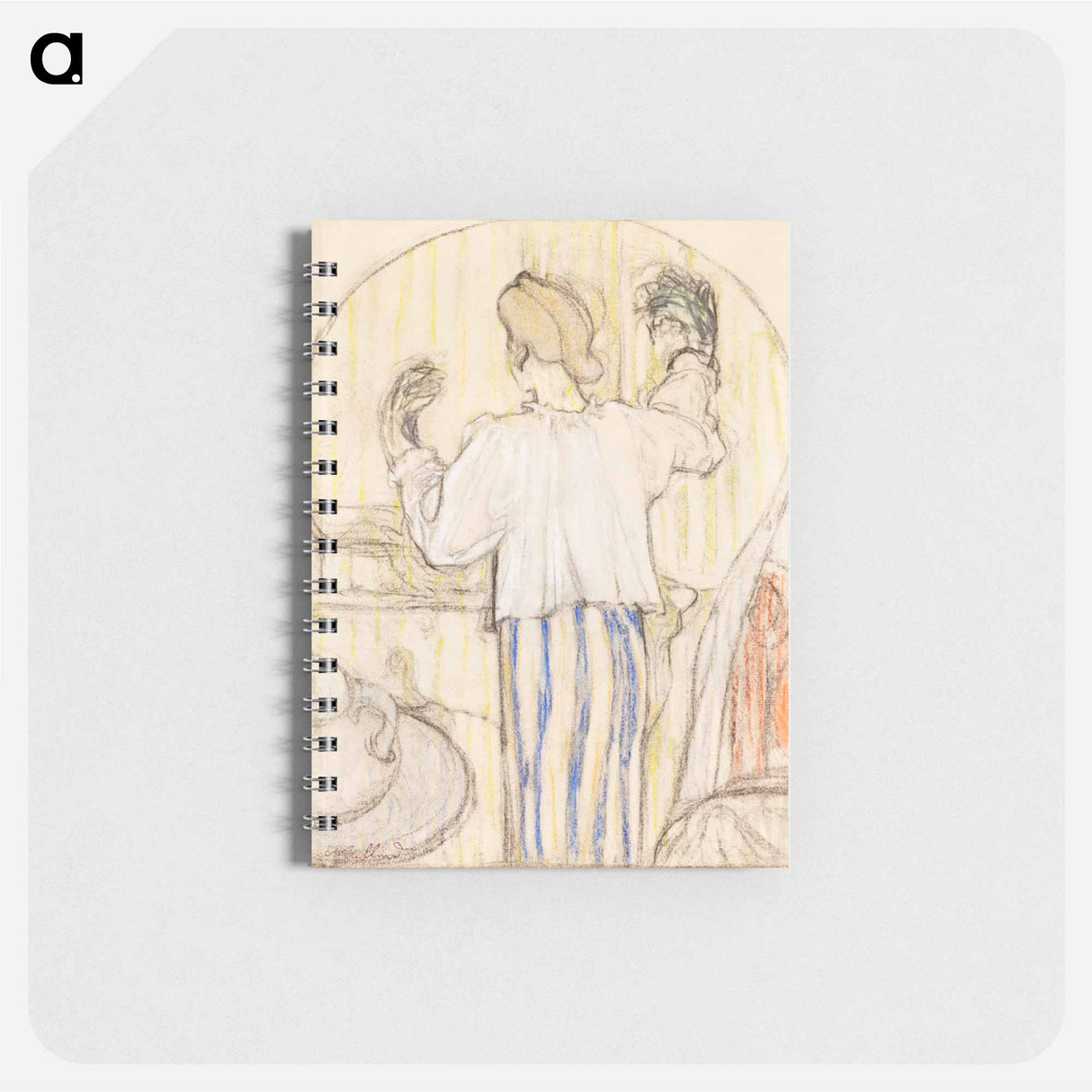 アートメモ帳-In Front of the Mirror
 - クリーブランド美術館 Memo.