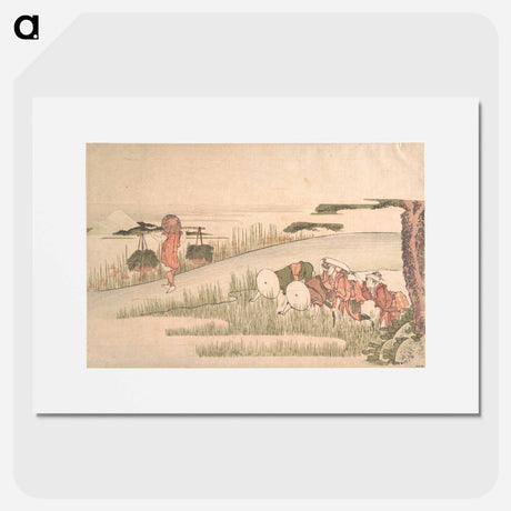 アートポスター-Spring in the Rice Fields - 葛飾 北斎 Poster.