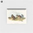 アートメモ帳-Chestnut-backed Hemipode
 - オーストラリアの鳥 Memo.