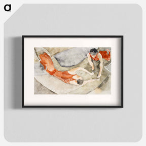 アートポスター-Two Trapeze Performers in Red
 - バーンズ・コレクション Poster.