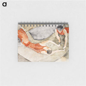 アートメモ帳-Two Trapeze Performers in Red
 - バーンズ・コレクション Memo.