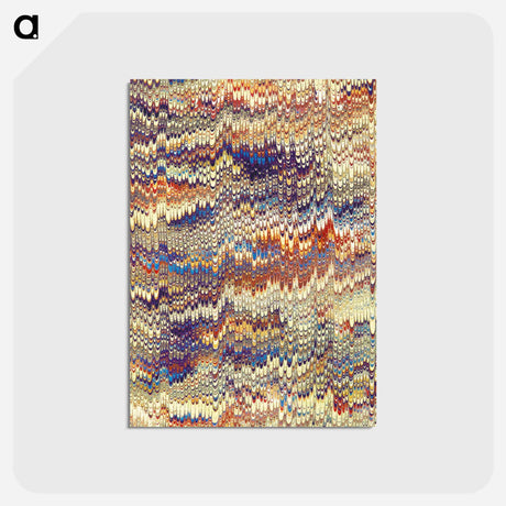 アートポストカード-Decorative Paper from The Noble Stranger
 - 大英図書館 Postcard.