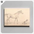 アートパネル-Portraits of a Gray Horse and a Black and White Spaniel
 - イェール大学アートギャラリー Canvas.