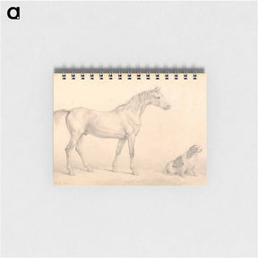 アートメモ帳-Portraits of a Gray Horse and a Black and White Spaniel
 - イェール大学アートギャラリー Memo.