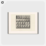 アートポストカード-Running Ostrich
 - エドワード マイブリッジ Postcard.