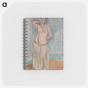 アートメモ帳-Odalisque in blue or white slave - アンリ マティス Memo.