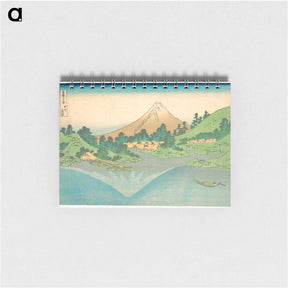 アートメモ帳-The Surface of the Lake at Misaka in Kai Province, from Thirty-Six Views of Mount Fuji - 葛飾 北斎 Memo.
