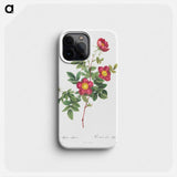 Alpine Rose - ピエール ジョゼフ ルドゥーテ Phone Case.