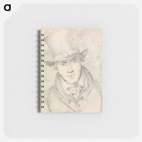 アートメモ帳-Self-Portrait, Full Face Looking Downwards to Right, Wearing a Top Hat
 - イェール大学アートギャラリー Memo.