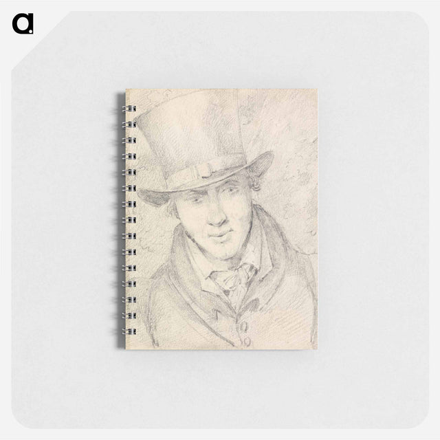 アートメモ帳-Self-Portrait, Full Face Looking Downwards to Right, Wearing a Top Hat
 - イェール大学アートギャラリー Memo.
