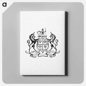 アートパネル-Coat of Arms from Jersey
 - 大英図書館 Canvas.